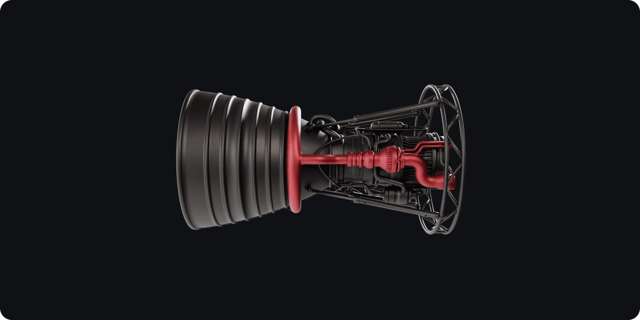 Machine part highlighted